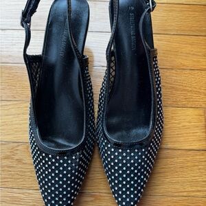 Streetwear Society Black and Silver Heels